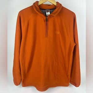 Vintage North Face orange waffle knit fleece